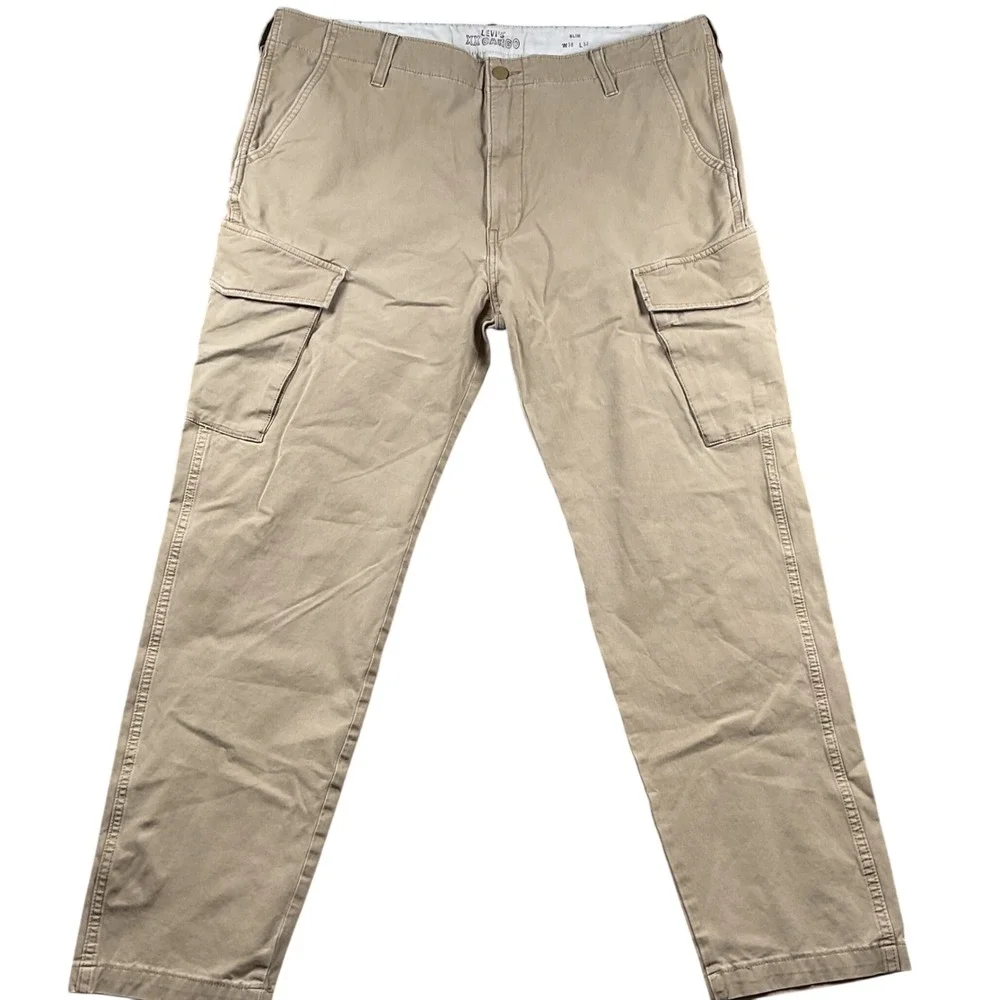 Levis XX Cargo Pants‎ Slim Fit Mens Khaki Tan W38 L32( measures 38 x 29)